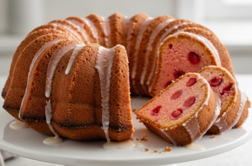 Vegan Strawberry Bundt